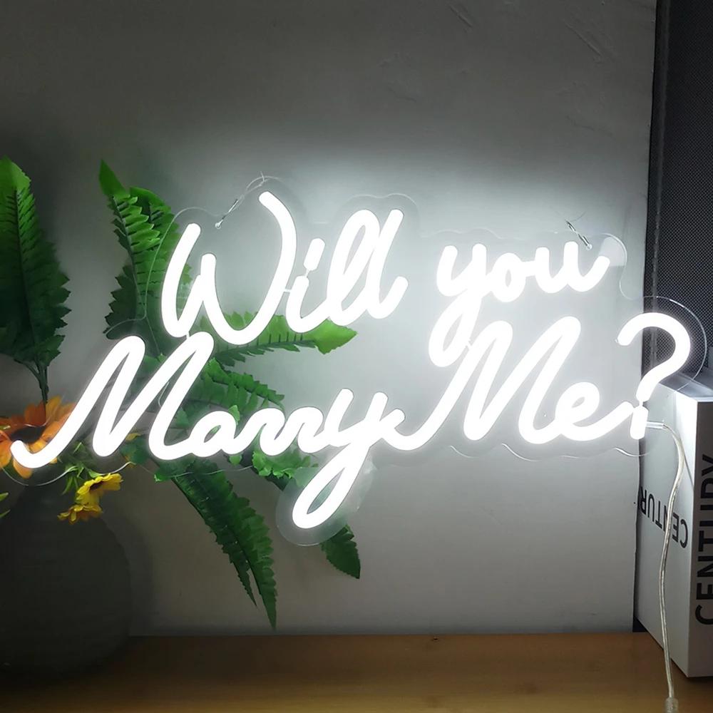 Will You Marry Me LED ׿    ,  Ƽ Ʈ , ߷Ÿ   , 56x31cm